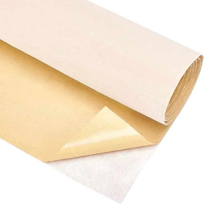 Selbstklebender Samtstoff in Beige mit 1,2 mm Dicke für DIY-Dekorationen - Bild 2