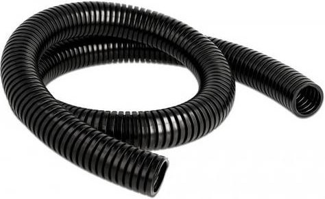 Delock 60459 Kabelschlauch aus Kunststoff in Schwarz mit maximal 28,5 mm Durchmesser - Bild 1