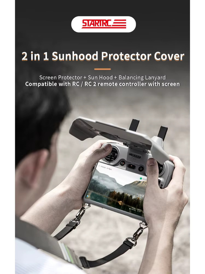 DJI Fernbedienung Sonnenschutz und Joystick-Schutzabdeckung in Grau für Avata 360, Lito X1, Air 3S, Mini 5 Pro und Neo 2 - Bild 4