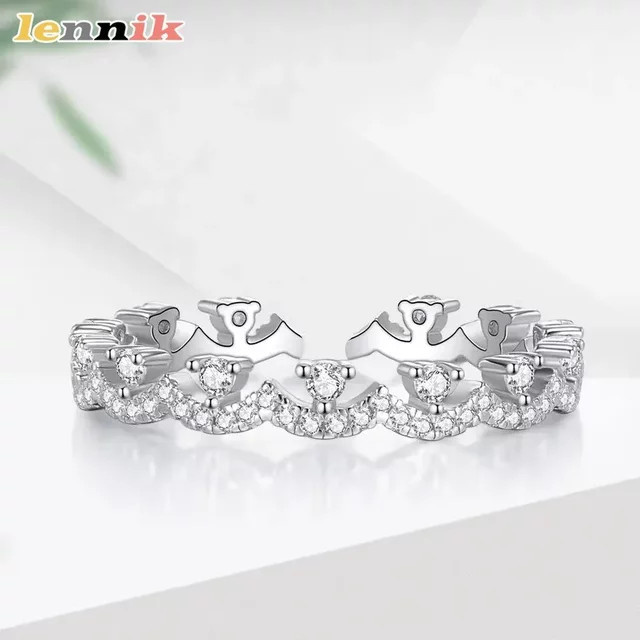 LENNIK Ring, Silber, Diamant, Zirkonia, Damen - Bild 1