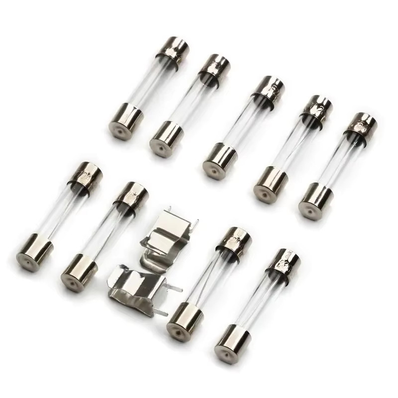 100 Stück Glassicherungs-Sortiment-Set, flinke Sicherungen von 0,25 A bis 20 A, Maße: 5 x 20 mm, transparent - Bild 2