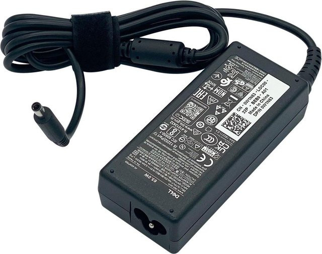 Dell AC Adapter 65W 19.5V Schwarz mit Barrel Plug (W1N63) - Bild 1