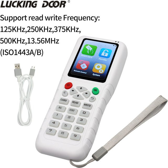 ZX-Copy Smart RFID Duplikator Reader Writer mit Voll-Decodier-Funktion in Weiß - Bild 1
