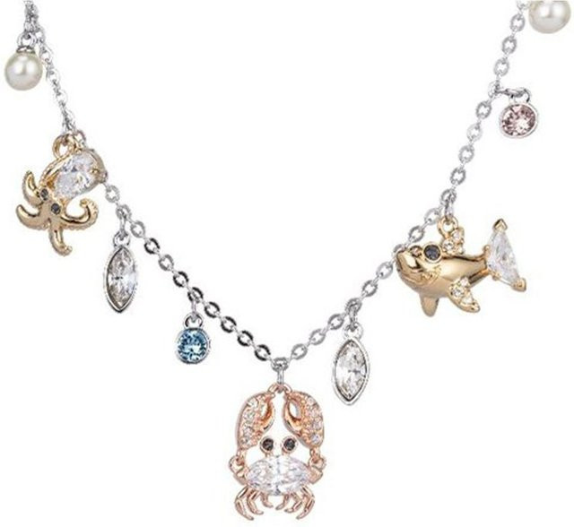 Swarovski Halskette, Silber, Kristall, Damen - Bild 1