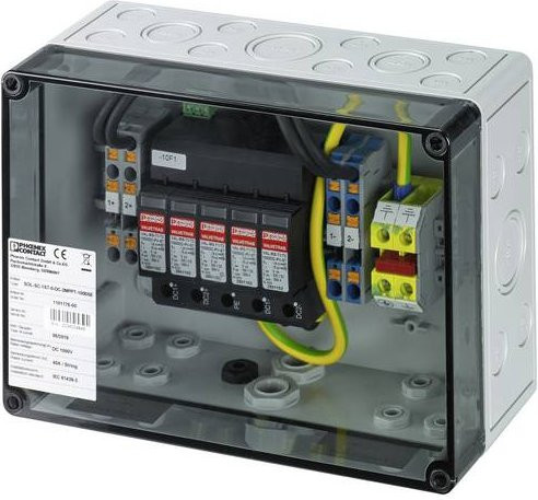 Phoenix Contact 1101176 SOL-SC-1ST-0-DC-2MPPT-1000SE Generatoranschlusskasten in Grau - Bild 1