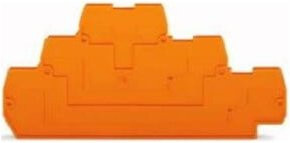 WAGO Abschluss- und Zwischenplatte 2mm in Grau und Orange 870-568 - Bild 1