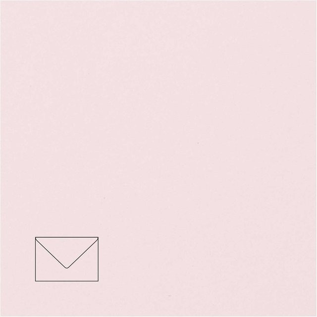 Rico Design Paper Poetry Kuvert Essentials C6 Rosa, 5 Stück - Bild 1