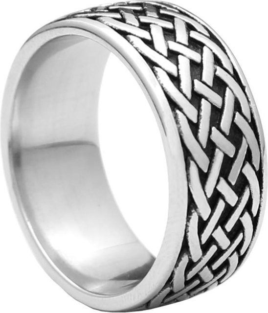 YIRAN Jewelry Ringe, Edelstahl, Weiß, Vintage, Unisex - Bild 1