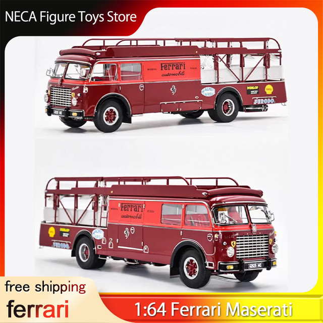 Bburago Maserati Rennwagen-Transporter, 1:64, Metall, Automodell - Bild 1