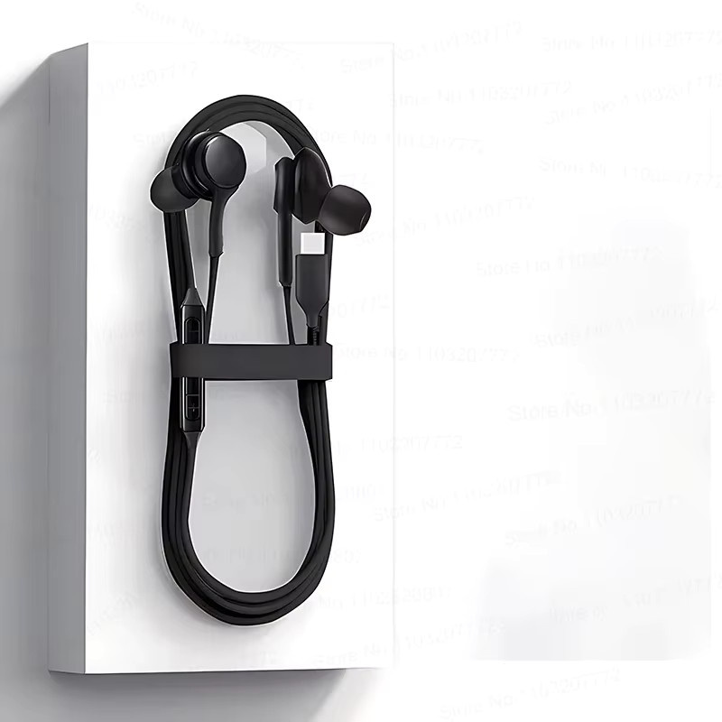 Keai USB-C In-Ear Kopfhörer mit 3,5mm Anschluss für Samsung Galaxy S26 S25 S24 S23 Ultra Plus und Android Geräte in Schwarz oder Weiß - Bild 3