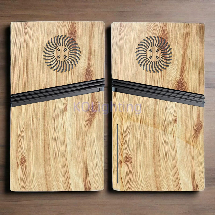 Kolorkoli Holz-Frontplatte mit Kühlöffnung für PS5 Pro Disc Edition in Braun - Bild 3