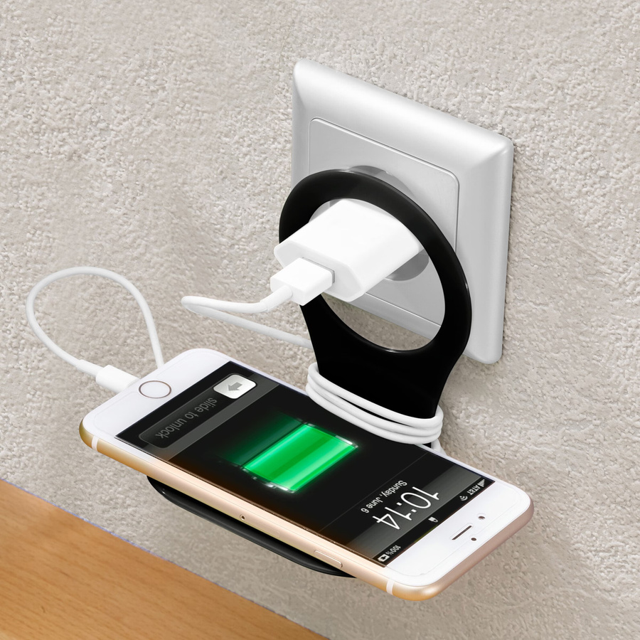 genialo Handy-Aufladeplatz in Schwarz - Bild 2