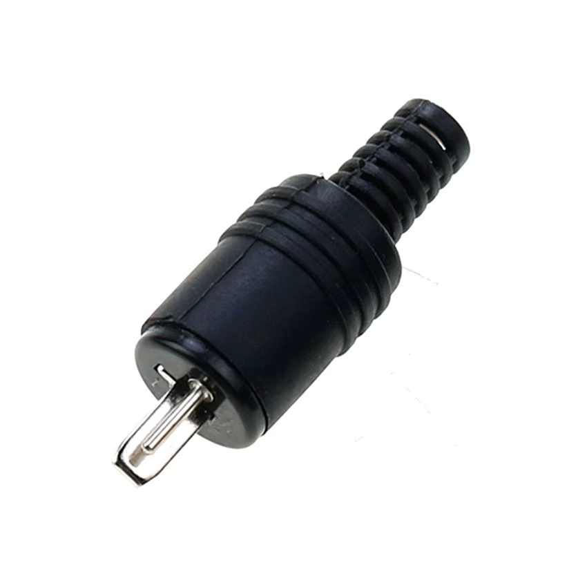 2Pin DIN Lautsprecher Stecker und Buchsen Set mit Schraubterminals für HiFi Audio Signale in Schwarz - Bild 2