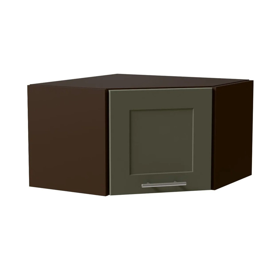 Feldmann-Wohnen Eckhängeschrank Oslo W10 in Lava und Reed Green Matt, B/T/H: 60 x 60 x 36 cm - Bild 2