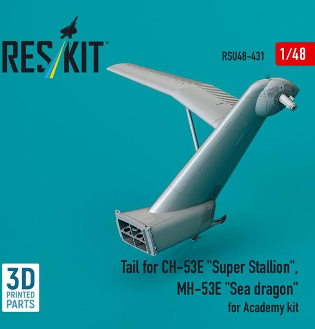 Academy Tail for CH-53E Super Stallion, MH-53E Sea dragon, 3D printed - Bild 1