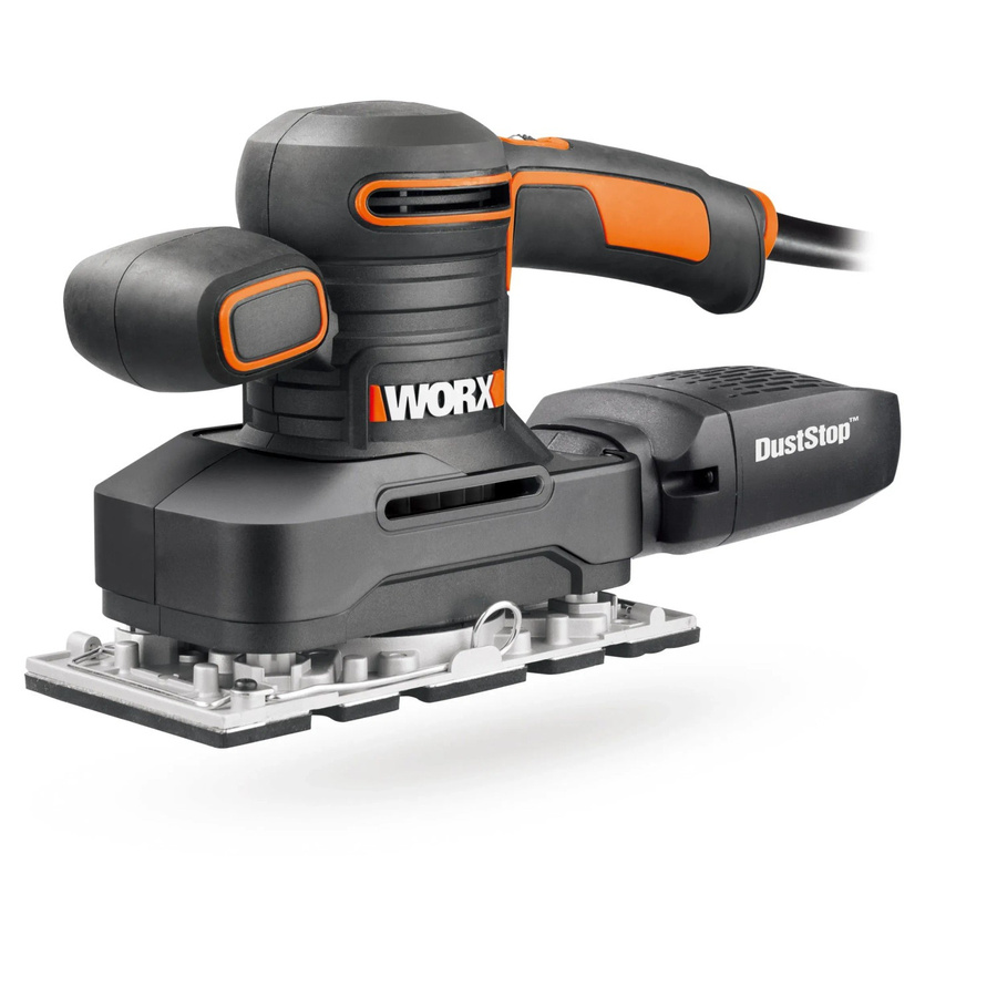 Worx Schwingschleifer WX641 in Rot, Schwarz und Orange - Bild 2