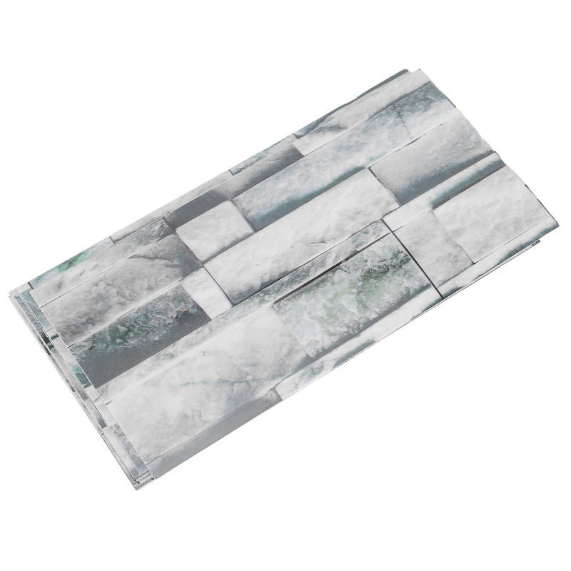 12 Stück PVC Fliesenaufkleber wasserdicht selbstklebend grau abstrakt modern für Bad, Küche und Wohnzimmer - Bild 3
