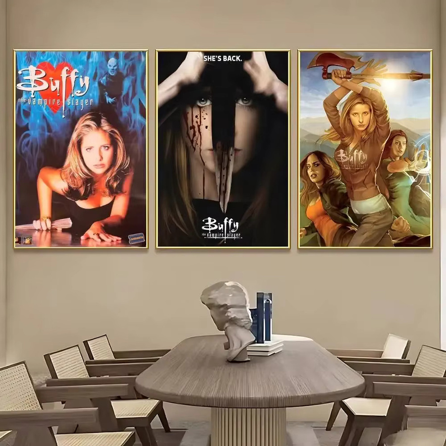 Vintage Film B-Buffy Poster von Rastar als Wandkunst aus Papier in Mehrfarben - Bild 6
