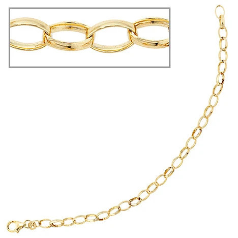 Colfem Armband 333 Gold, Gelbgold, 19 cm, Unisex - Bild 1