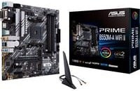 Asus PRIME B550M-A WIFI II Mainboard mit AMD AM4 Sockel, Micro-ATX, DDR4 und Wi-Fi in Schwarz/Silber - Bild 1