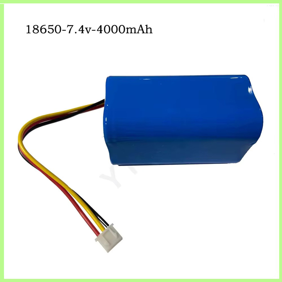 YTBNA Lithium-Ionen-Akku 7,4 V 4000 mAh mit Schutzplatine und XH2.54-3P-Stecker in Blau - Bild 2