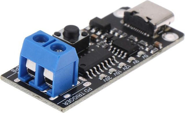 Bujid Schnellladeplatine Typ-C USB-C QC PD 100W 5A mit Lockstoff-Trigger-Modul und Power Delivery Boost-Modul in Multicolour - Bild 1