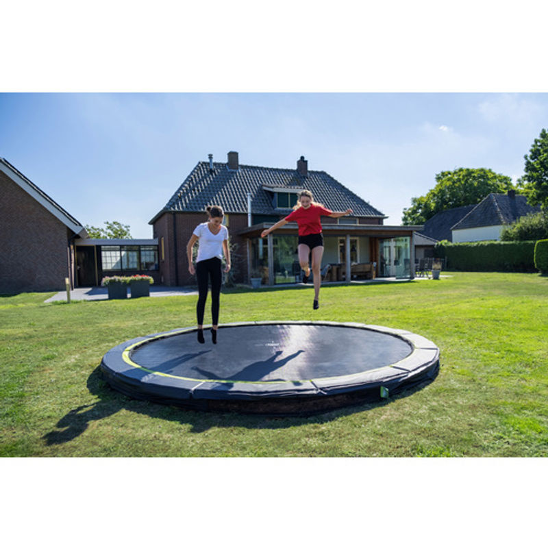 Exit Toys Silhouette Bodentrampolin schwarz ab 14 Jahren Ø 305 cm - Bild 3