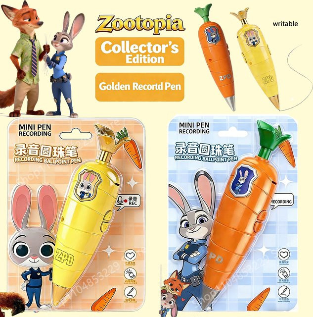 Disney Zootopia 2 Karotten-Recorder-Stift, Collector's Edition - Bild 1