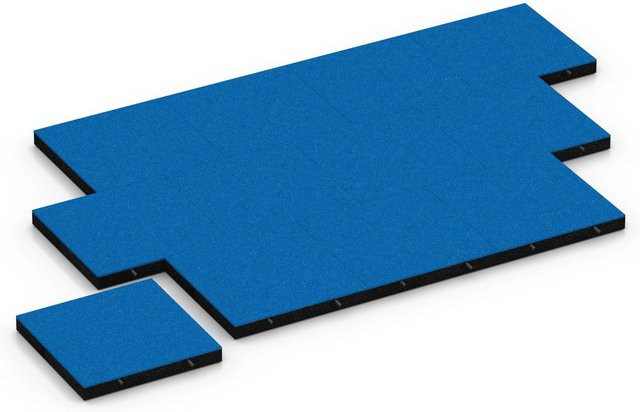 WARCO Fallschutzplatte Himmelblau B/T/H: 50 x 50 x 6 cm - Bild 1