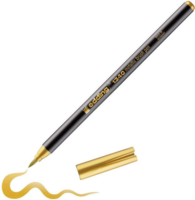 edding Pinselstift 1340 Metallic Gold - Bild 1