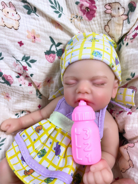 MRB Babypuppe, 13-Zoll, Silikon, Mädchen, Bunt / Mehrfarbig - Bild 1