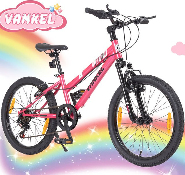 Sinaopus Kinderfahrrad, 20-Zoll, 6-Gang-Mountainbike mit Schaltwerk und V-Bremsen - Bild 1
