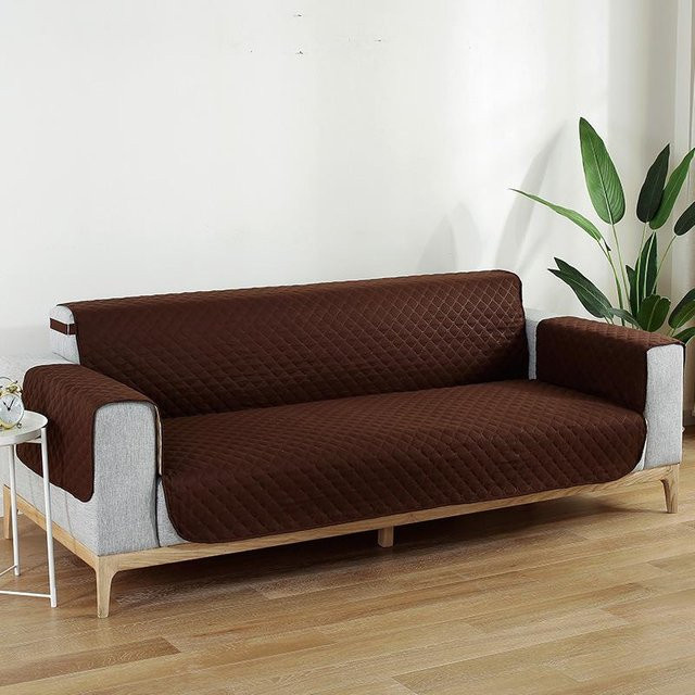 BC Pet Supplies Sofa-Schonbezug für Haustiere, wasserabweisend und rutschfest, braun, B: 178 cm, T: 77 cm - Bild 1