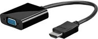 Goobay Adapter HDMI-Stecker auf VGA-Buchse mit 3,5 mm Klinke in Schwarz - Bild 1