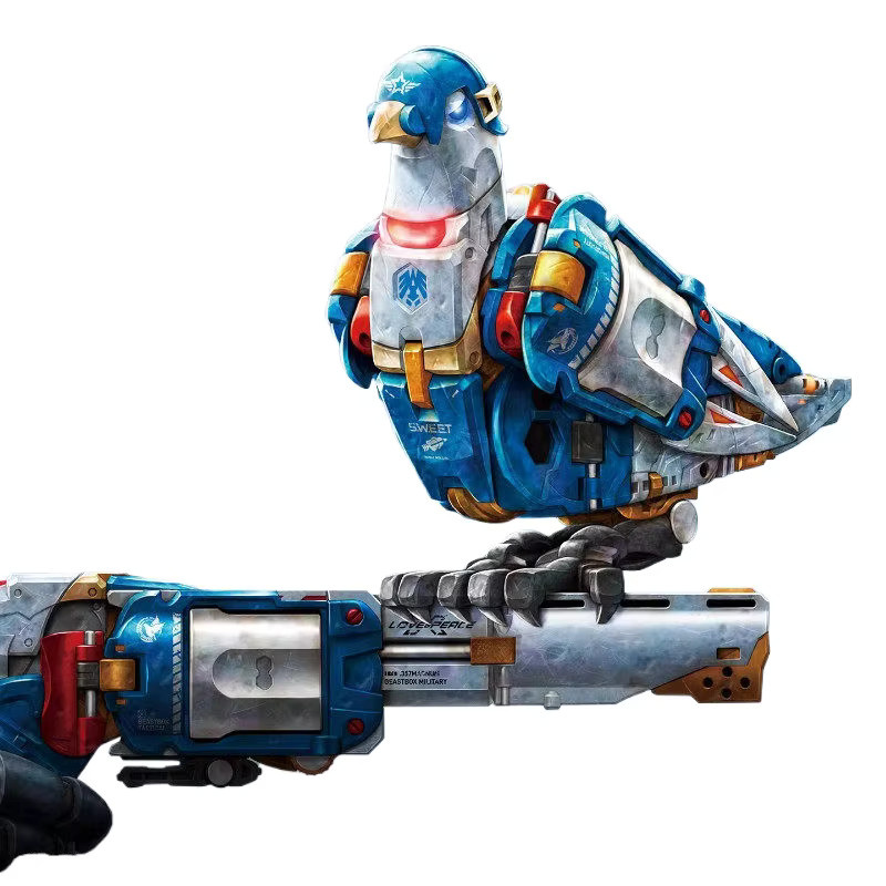 52TOYS Beastbox BB-76 Lovegun, Transformierendes Friedenstauben-Mecha-Modell, Actionfigur - Bild 6