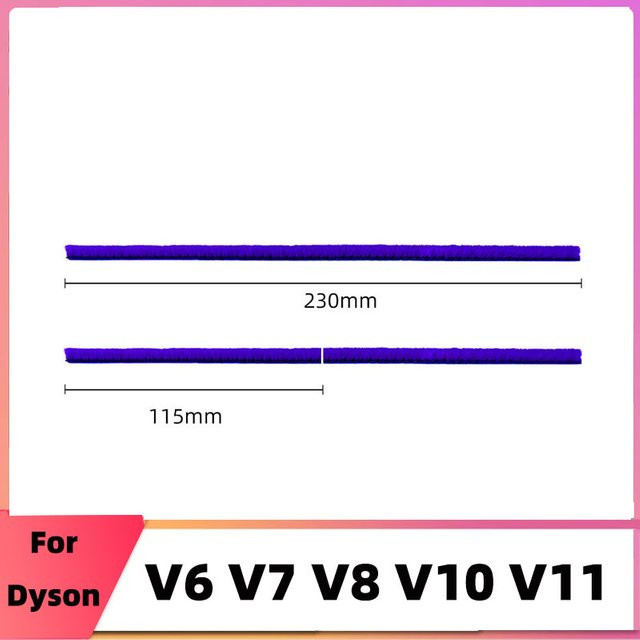 Weiche Plüsch-Streifen als Ersatz für Dyson V6 V7 V8 V10 V11 Reinigerkopf Filz-Ersatzteil - Bild 1