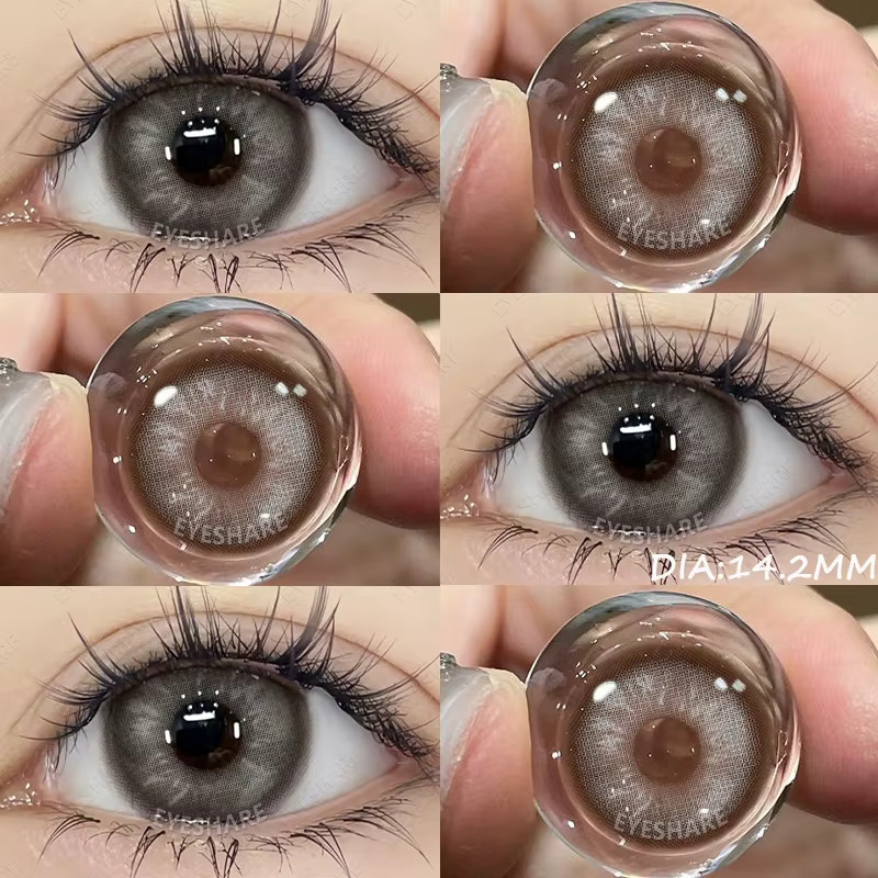 EYESHARE MIKI-BLUE farbige Kontaktlinsen Jahreslinsen, 2 Stück - Bild 1