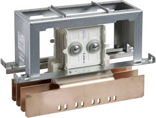 Schneider Electric PrismaSeT-P Canalis KT 4poliger Anschlussblock 1600A für MasterPacT MTZ1 in Silber - Bild 1