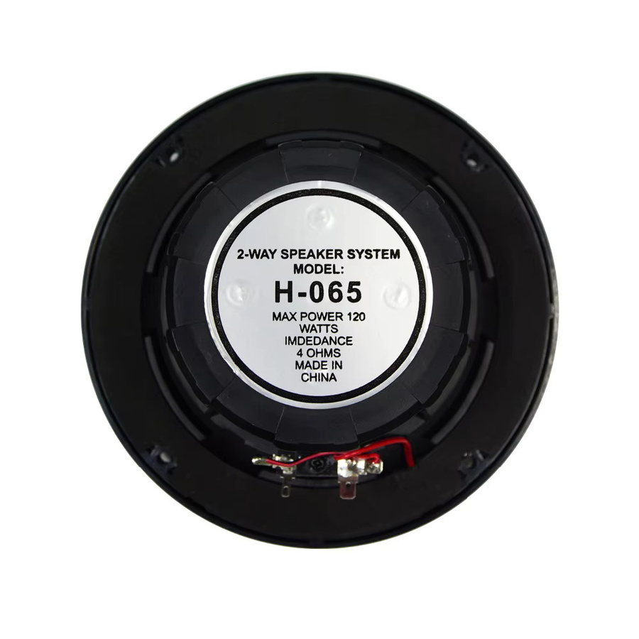 Guzare Marine Lautsprecher h065q 2-Wege-System 120 Watt, 6,5 Zoll, 2 Stück, dunkel golden, IP66 wasserdicht für Yacht, Boot und ATV - Bild 2