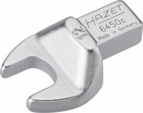 Hazet Einsteck-Maulschlüssel 6450C-12 in Silber mit 9 x 12 mm Einsteck-Vierkant und 12 mm Außen-Sechskant Profil - Bild 1