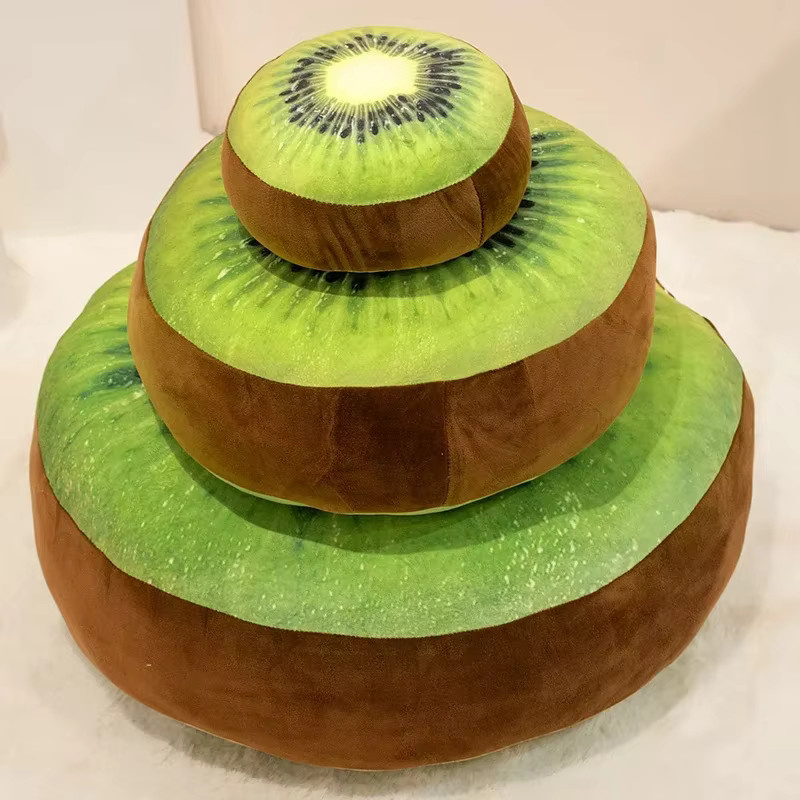 MIAOOWA Kiwi Simulation Plüsch Kissen, Grün - Bild 2
