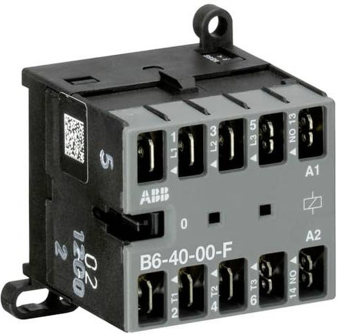 ABB B6-40-00-F-85 Kleinschütz mit 4 Schließern, 4kW, Grau - Bild 1