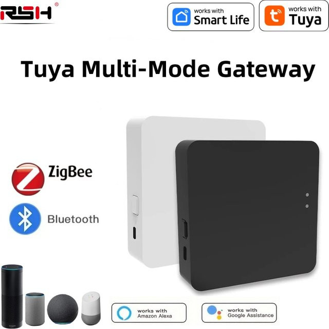 Tuya Multi-Mode ZigBee und Bluetooth Gateway Hub in Weiß zur Fernsteuerung deiner Smart-Home-Geräte mit Unterstützung für Alexa und Google Home - Bild 1