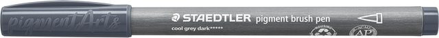 Staedtler Pigment Brush Pen in Kaltgrau Dunkel - Bild 1