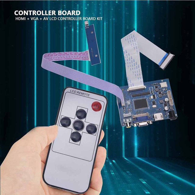 AV LCD Controller Board mit HDMI und VGA für AT070TN92 AT070TN90 AT070TN94 Bildschirme, 50Pin, Schwarz - Bild 1
