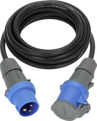 Brennenstuhl Camping-CEE-Verlängerungskabel H07RN-F 3G 2,5 mm² in Schwarz, Grau und Blau, Länge: 5 m - Bild 1
