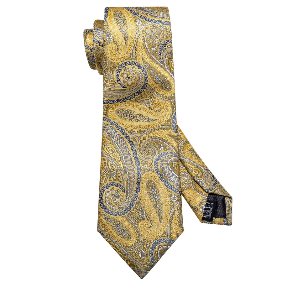 Barry.Wang Schmuck-Set, Herren, Gold Jacquard, Gelb, Beige, Champagner - Bild 3