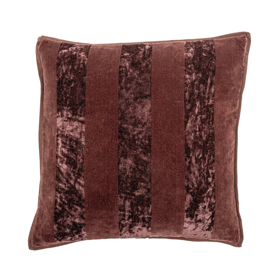 Bloomingville Kissen Kosar aus Baumwolle, braun, quadratisch, B/T/H: 45 x 45 x 45 cm - Bild 1