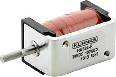 Kendrion Hubmagnet HU324-F-24V DC in Silber, 24 V/DC, 4.2W, Kraft: 0.3 N bis 2.4 N - Bild 1