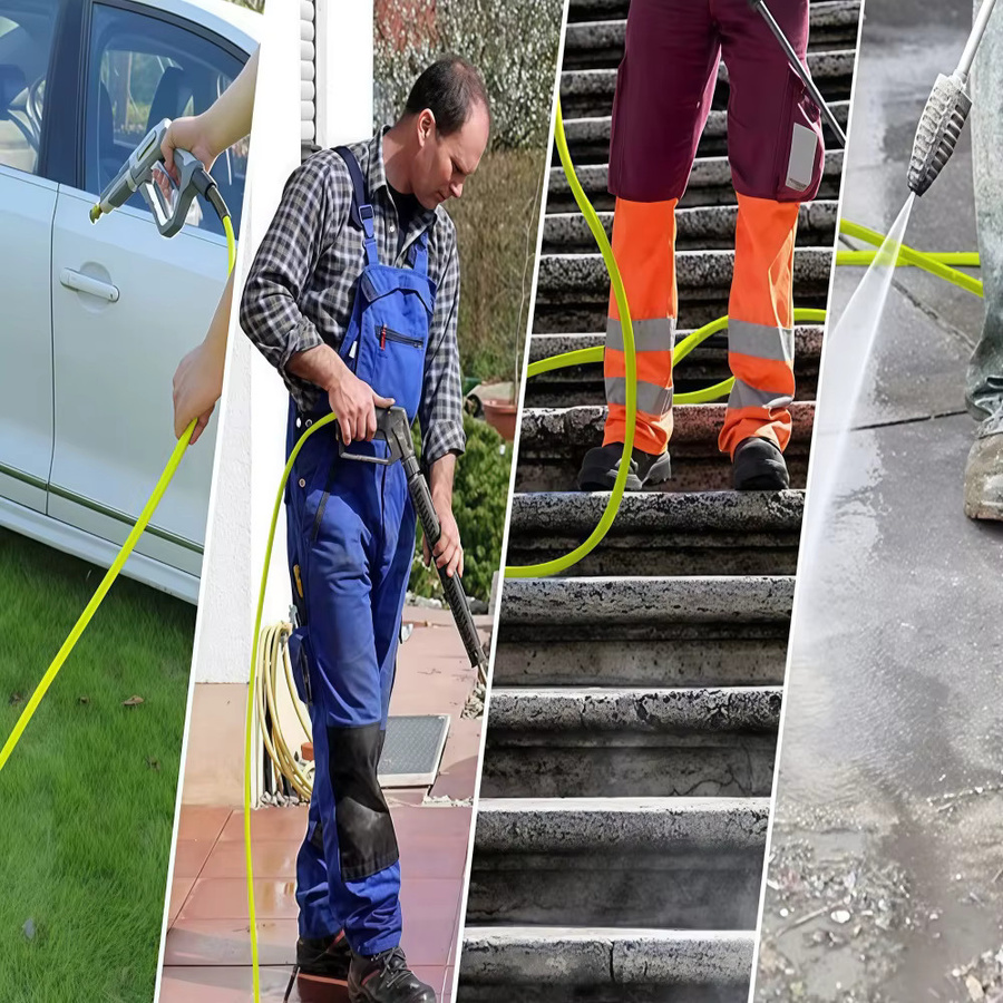 Hochdruckreiniger Schlauch für Kärcher, knickbeständig, gelb, 5800 PSI, Länge: 5 bis 25 m - Bild 3